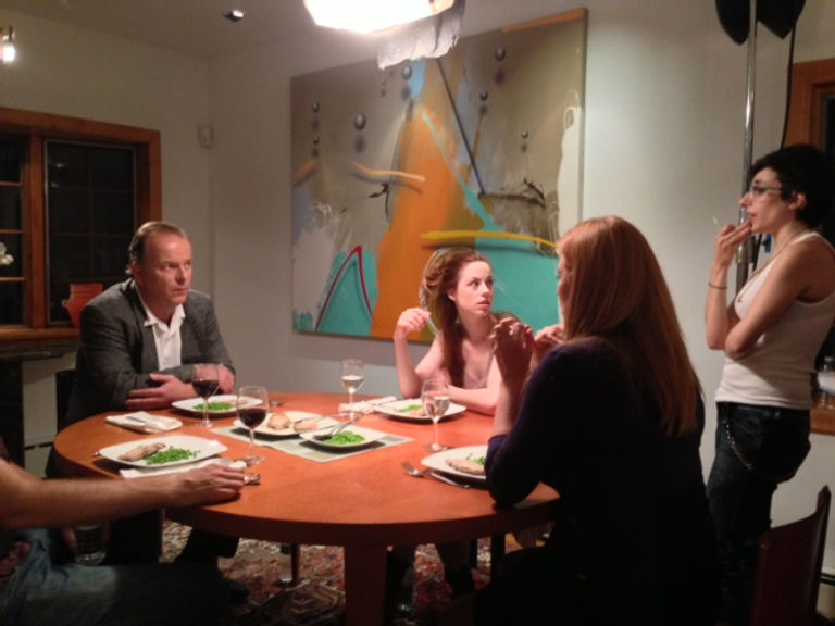McLean Family Dinner — behind the scenes of Living with the Dead: A Love Story