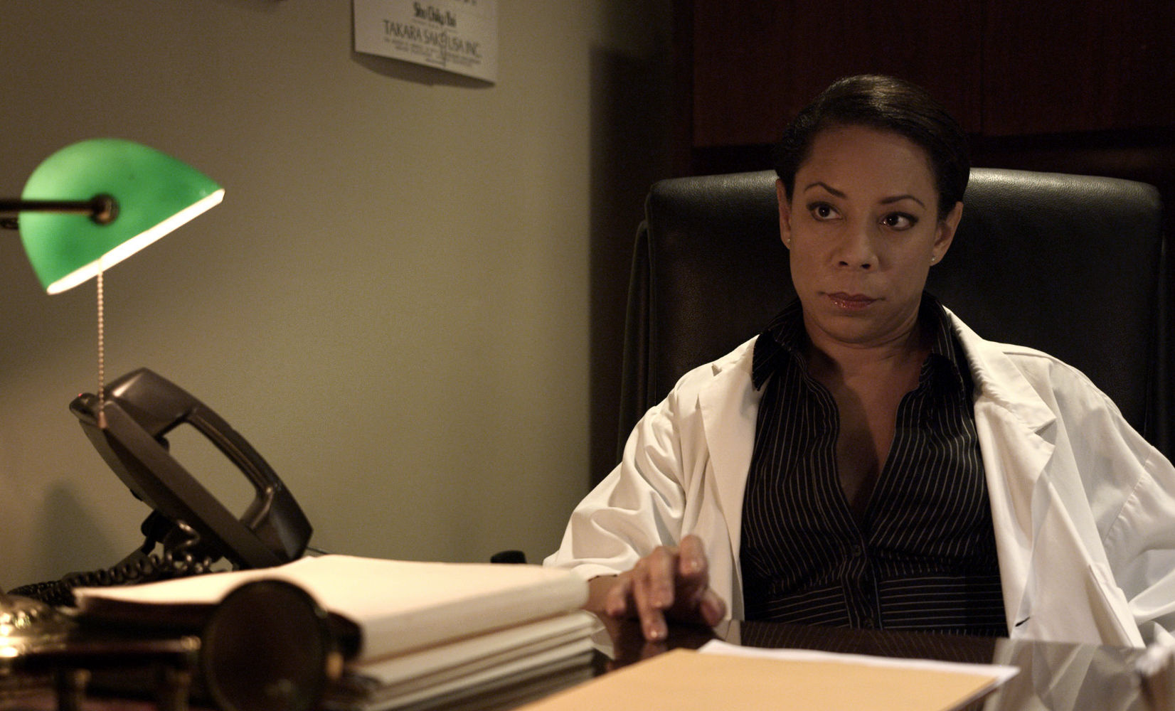Selenis Leyva as Doctor Quenda in Living with the Dead: A Love Story